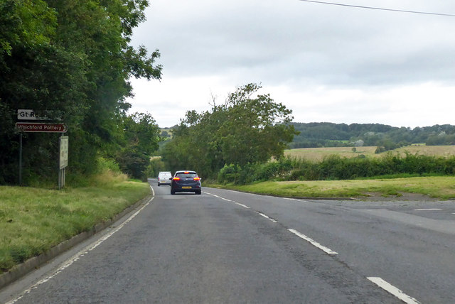 A3400 towards Stratford-upon-Avon © Robin Webster :: Geograph Britain ...