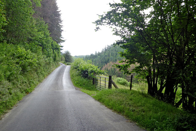 Road to Beulah in Powys