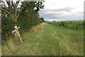 SP9420 : Scarecrow waymarker on the Two Ridges Link by Philip Jeffrey