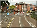 Tram track refurbishment, Mount Hooton Road