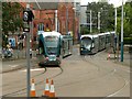 Trams at The Forest tram stop