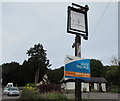 Lease This Pub board, Usk Road, Llanfihangel Pontymoel