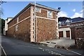 Sandstone building by Huntly, Forder Lane, Bishopsteignton