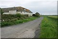 Farm road beside the Co-op