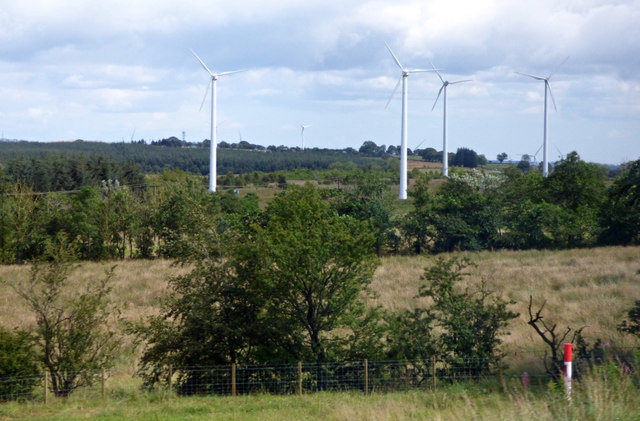 Wind turbines at Blairmains