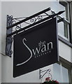 Sign for the Swan Hotel, Stafford