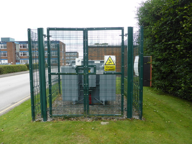 Electricity substation in Carrington Business Park