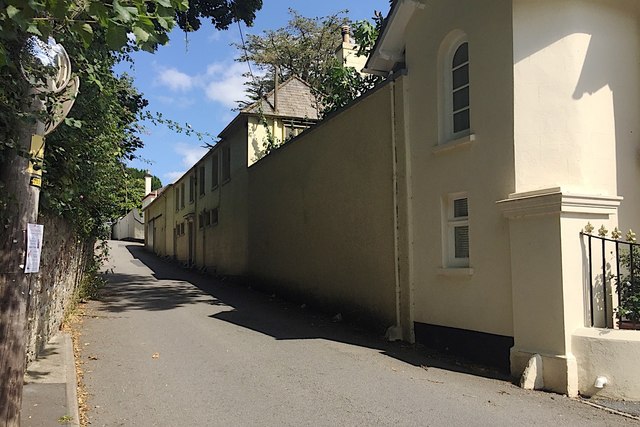 Lendrick: the Forder Lane frontage, Bishopsteignton