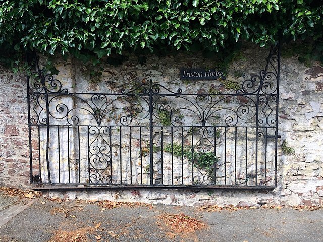 Wrought iron gate, Friston House, Forder Lane, Bishopsteignton