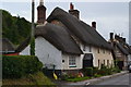 Thatched cottages at Winterborne Stickland