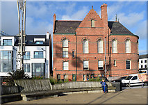 C8540 : Town hall, Portrush (side view) by Kenneth  Allen