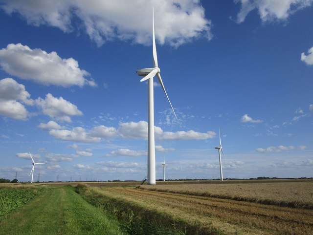 Wind turbines, Bicker Fen