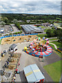 SN1108 : View over fairground rides at Folly Farm by Gareth James
