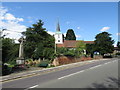 TQ4493 : St. Mary's Church and war memorial, Chigwell by Malc McDonald
