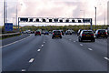 Overhead Gantry on the M25 near to Passingford Bridge