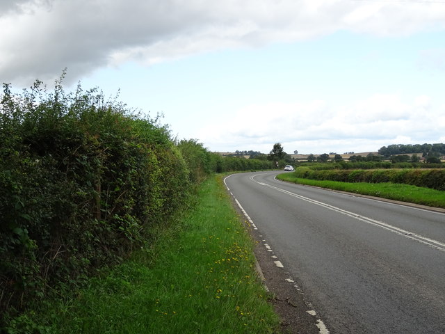 Bend in the A425 towards Royal Leamington Spa
