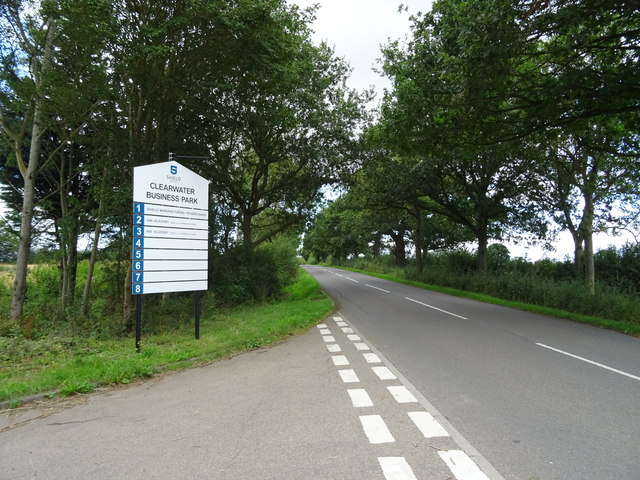 Welsh Road near Clearwater Business Park