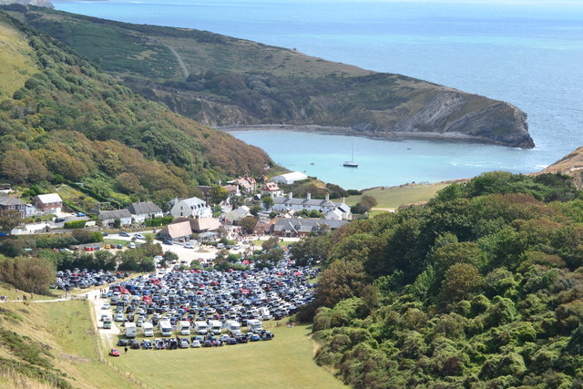 View over Lulworth Cove