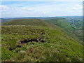 SJ0834 : NE ridge of Cadair Bronwen by Richard Law