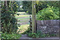 Start of footpaths from road, Pont-y-Draethen