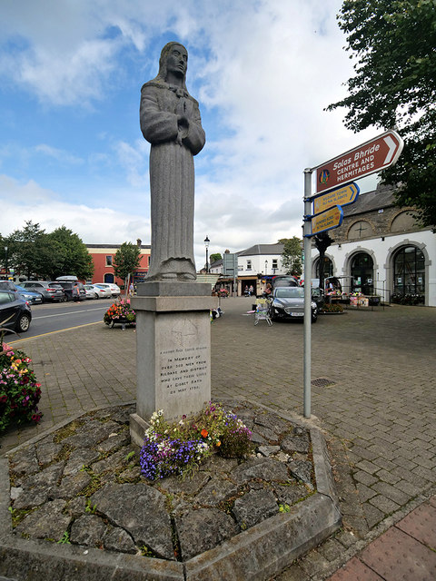 Kildare Market Square, Memorial for the Gibbet Rath Massacre