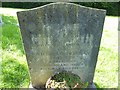 South Lane Cemetery: gravestone of the last Rector of Buriton