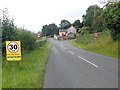 Entering the Lislea village 30mph speed zone on the Mountain Road