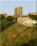 TA0489 : Scarborough Castle and North Cliff by John Sutton