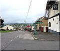 Cross Keys Inn bus stop and shelter, Cefn Hengoed