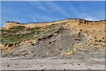 SZ3685 : Compton Bay: Geologically interesting cliffs 4 by Michael Garlick