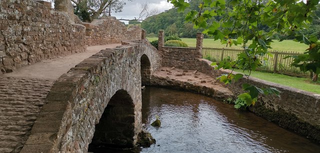 Lover's Bridge over the River Avill, Dunster