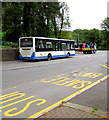 X38 bus for Bargoed on the B4254 in Pengam