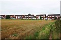 Houses in Marlborough Drive seen from the nearby public bridleway, Areley Kings, Stourport-on-Severn, Worcs