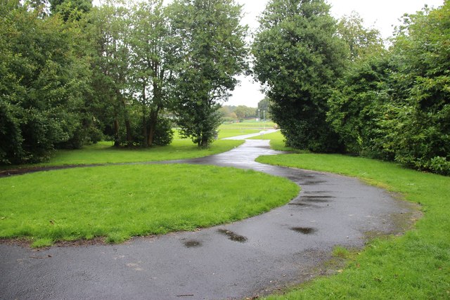 Paths in Barshaw Park