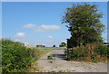 ST8485 : Gated farm track off the B4040 near Angel Farm by JThomas