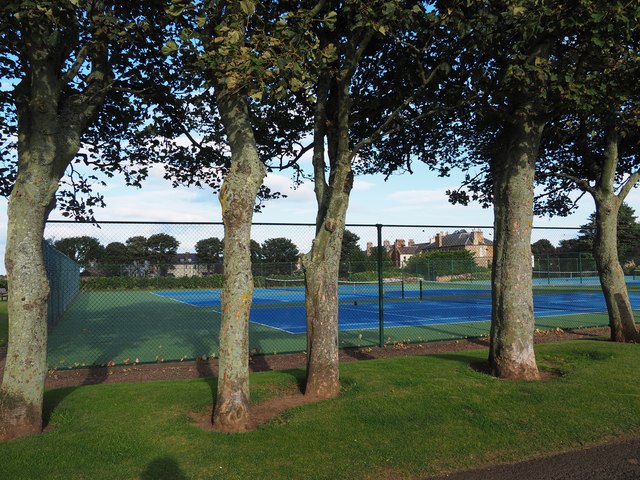 Dunbar Tennis Courts © Jennifer Petrie :: Geograph Britain and Ireland
