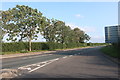 Entrance to Parking area on Cheltenham Road, Evesham