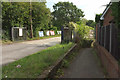 Path and entrance to yard, Farnham