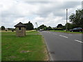 Bus stop and shelter on Badminton Road (A432), Colt