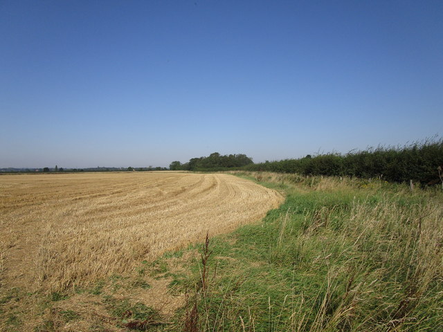 Stubble Field Near Scredington © Jonathan Thacker :: Geograph Britain 