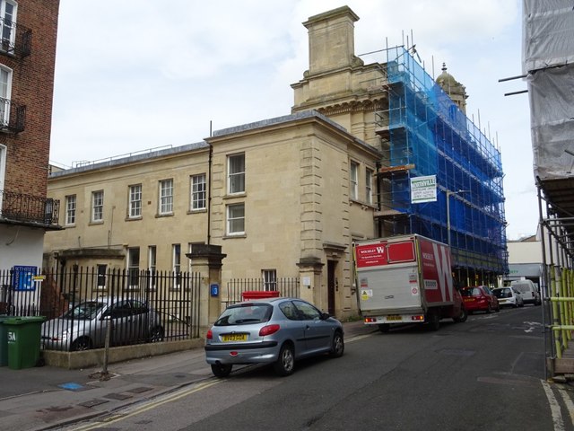 Lloyds Bank under scaffolding
