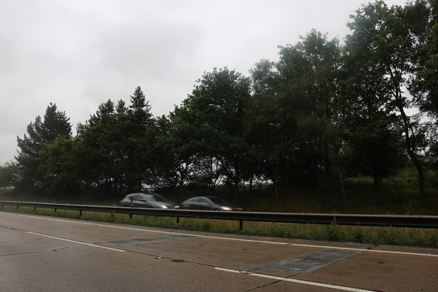 The A14 near Borley Green