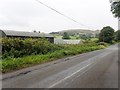 Farm buildings on the East side of the B134 (Mountain Road)