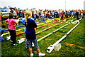 ST0737 : Ferret Racing, Monksilver Country Fair, Somerset 1992 by Ray Bird