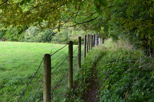 Footpath west of Tidcombe Church © David Martin cc-by-sa/2.0 ...