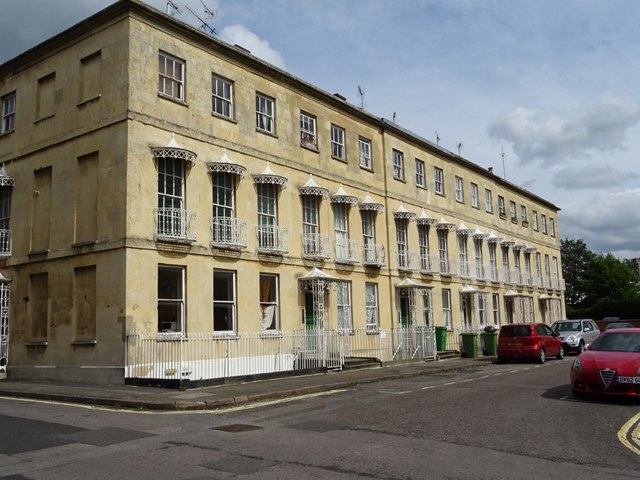 Regency houses on London Road