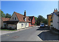 Littlebury: historic houses on Walden Road