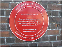 SP0686 : Plaque to the Worcester Bar by Marathon