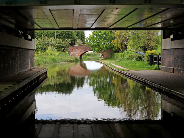 Coventry Canal at Huddlesford in Staffordshire