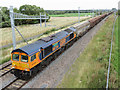 Class 66 at Marston footbridge